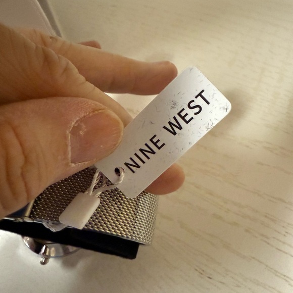 Nine West Silver Mesh Watch - Picture 5 of 6